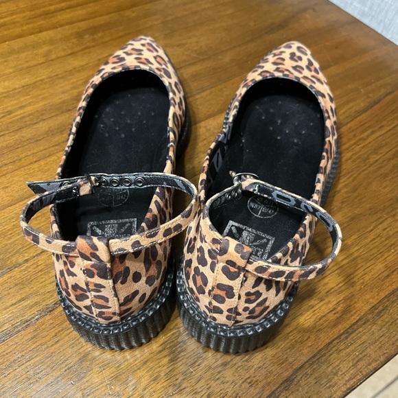 TUK Leopard Platform Mary Janes - Picture 3 of 5